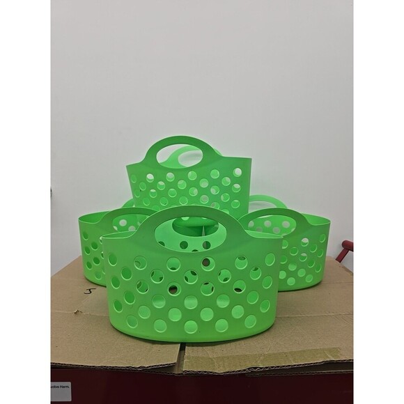 LIME GREEN BASKETS (Set Of 4) - Picture 1 of 3